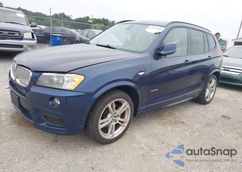 2013 BMW X3 xDrive28I from USA, damaged, VIN 5UXWX9C52D0A31405